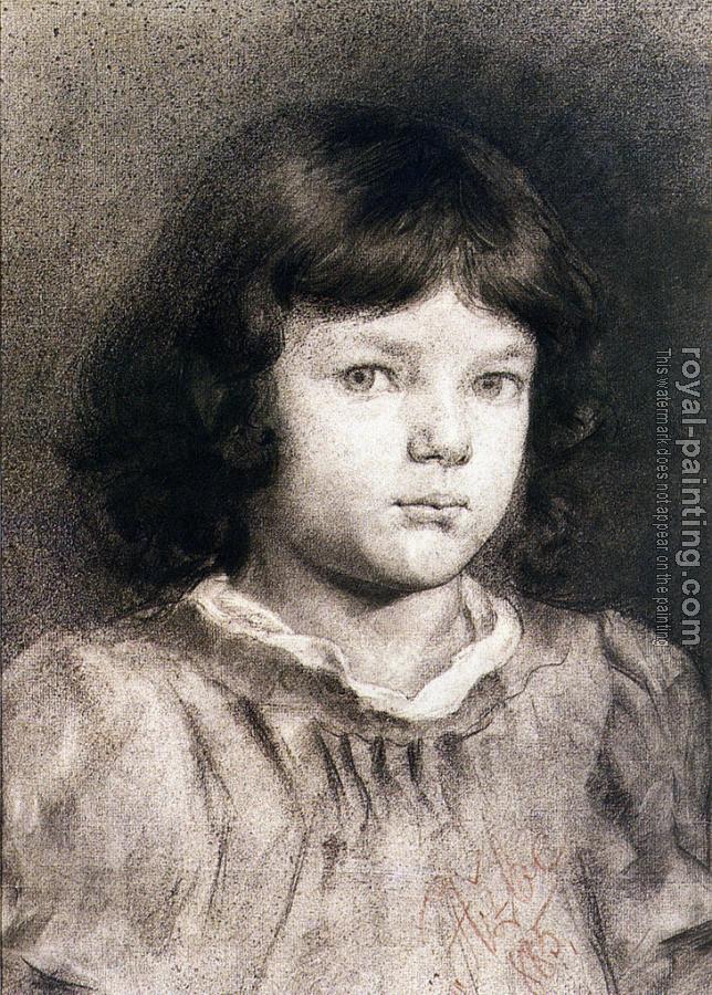 Anton Azbe : Portrait of a girl II